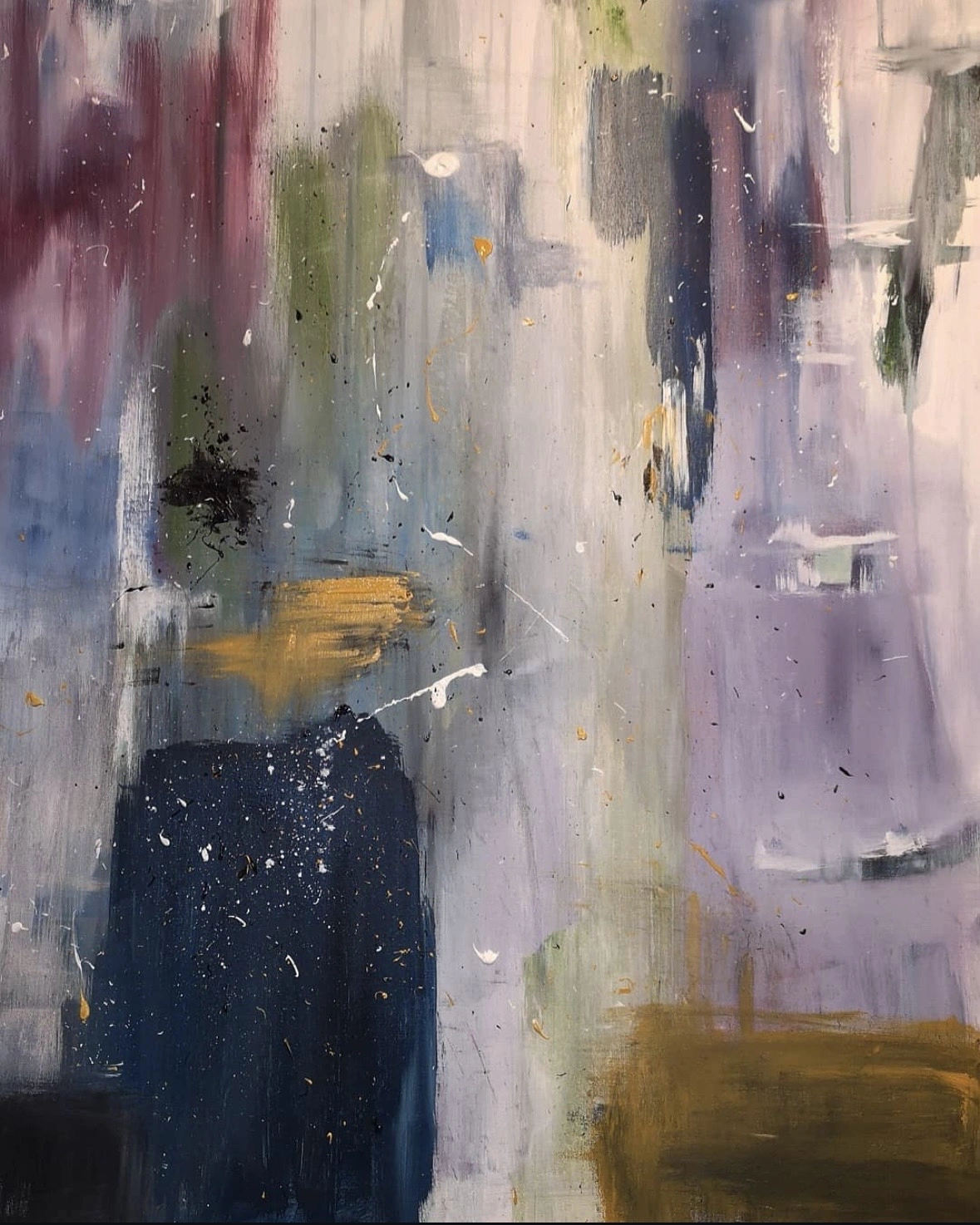 Akrylmålning 𝐿𝑂𝑉𝐸𝐿𝑌 av Olivia Nilsson