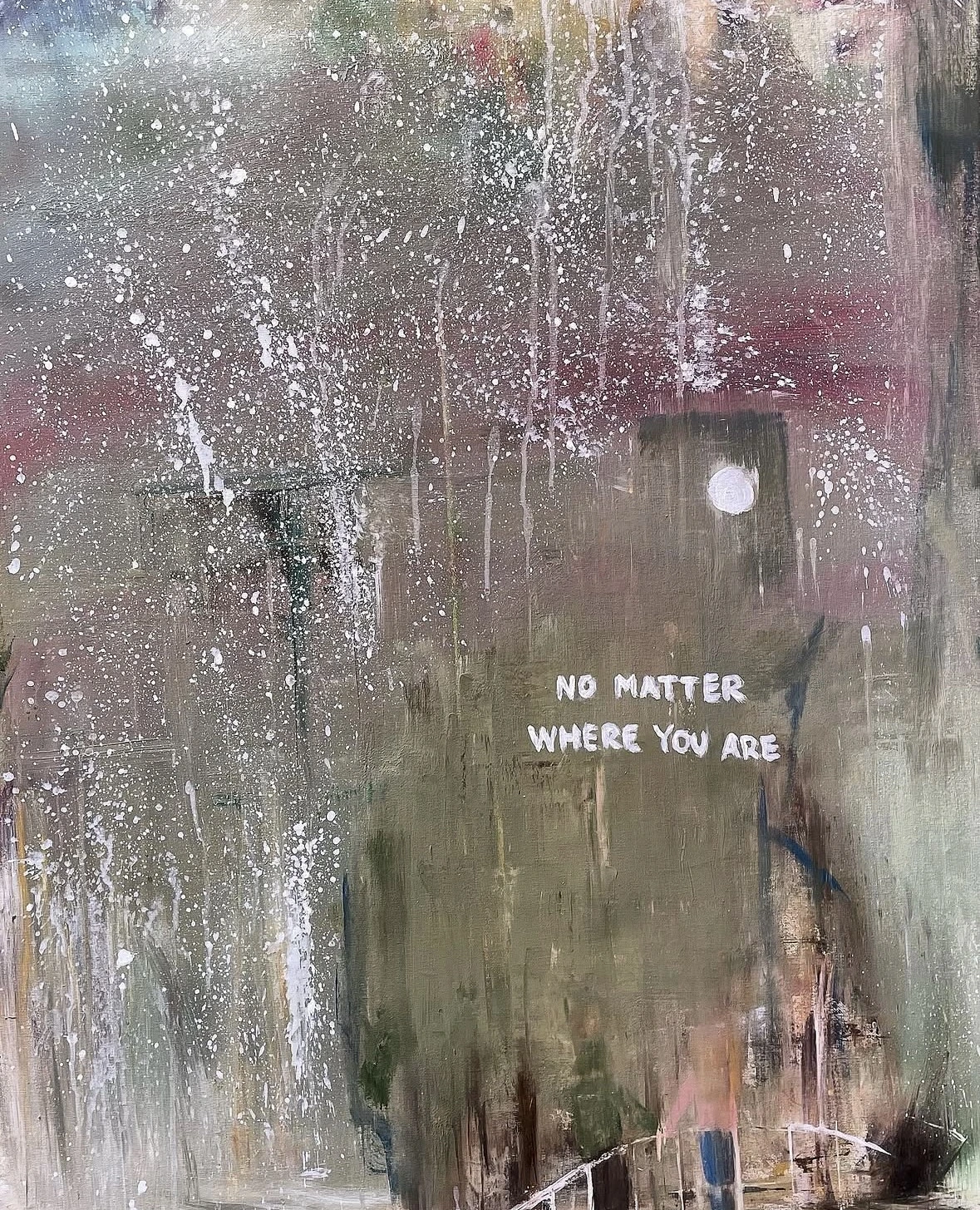 Akrylmålning 𝑇𝑂𝐺𝐸𝑇𝐻𝐸𝑅 av Olivia Nilsson