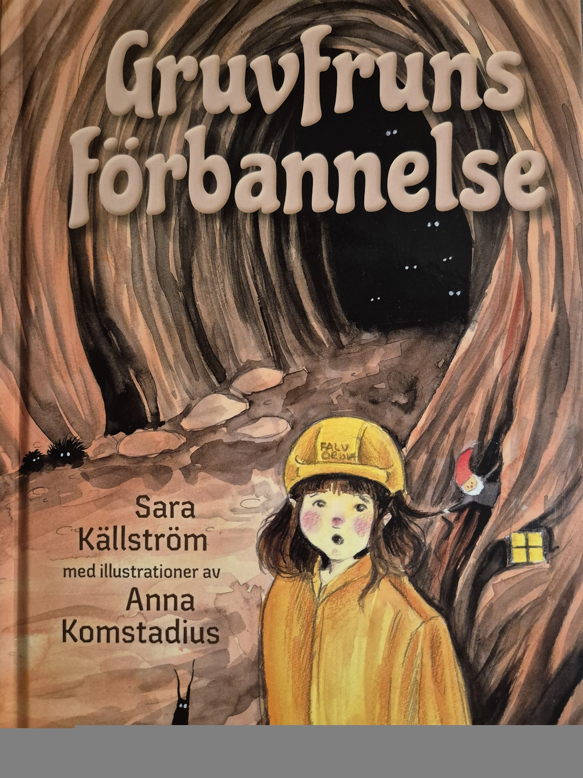 Akvarell "Gruvfruns förbannelse" - författare Sara Källström, Illustratör Anna Komstadius,  utgiven 2026 av Anna Komstadius