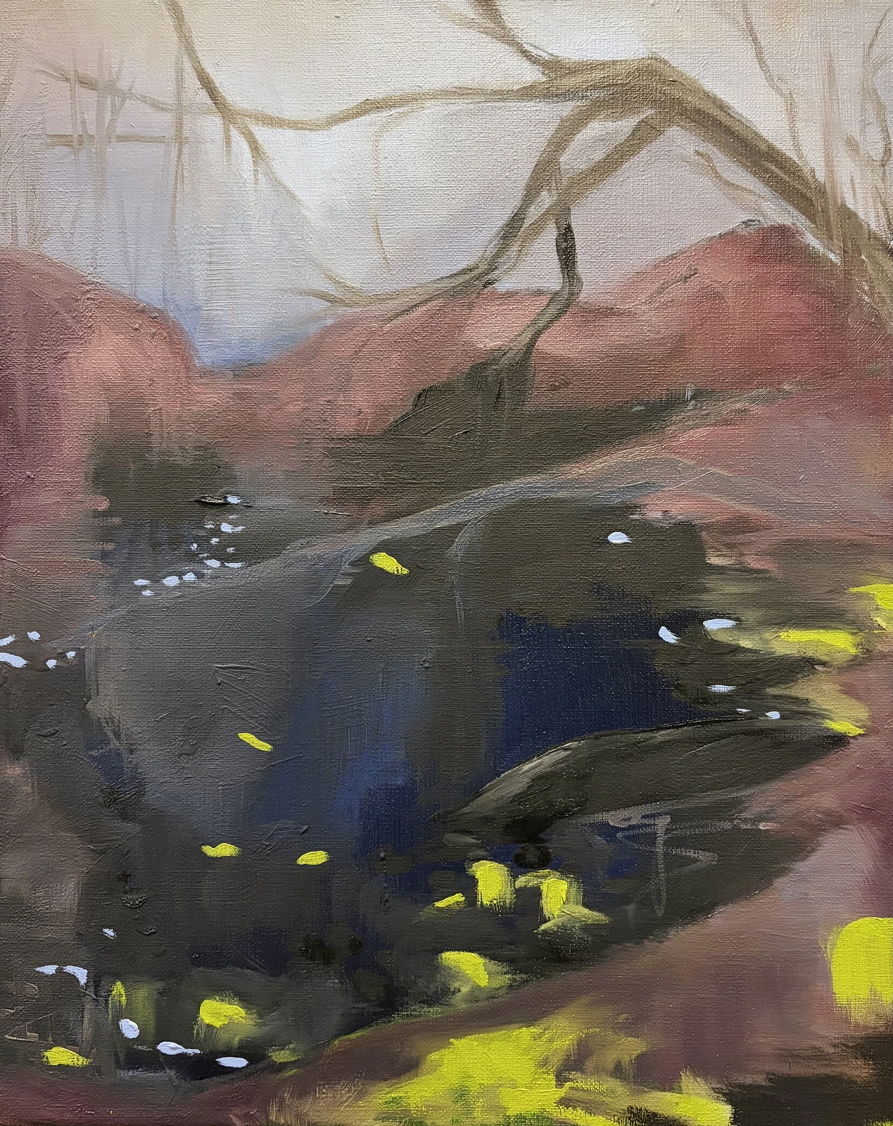 Oljemålning Autumn I av Helena Aschbacher Malm