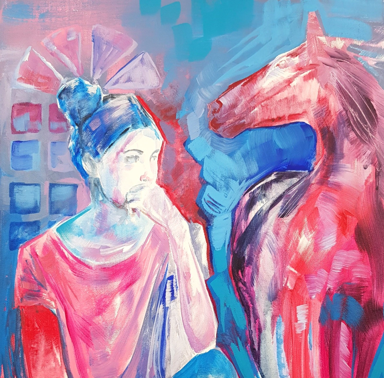 Akrylmålning Bring it back to me av Daniel Vandinja