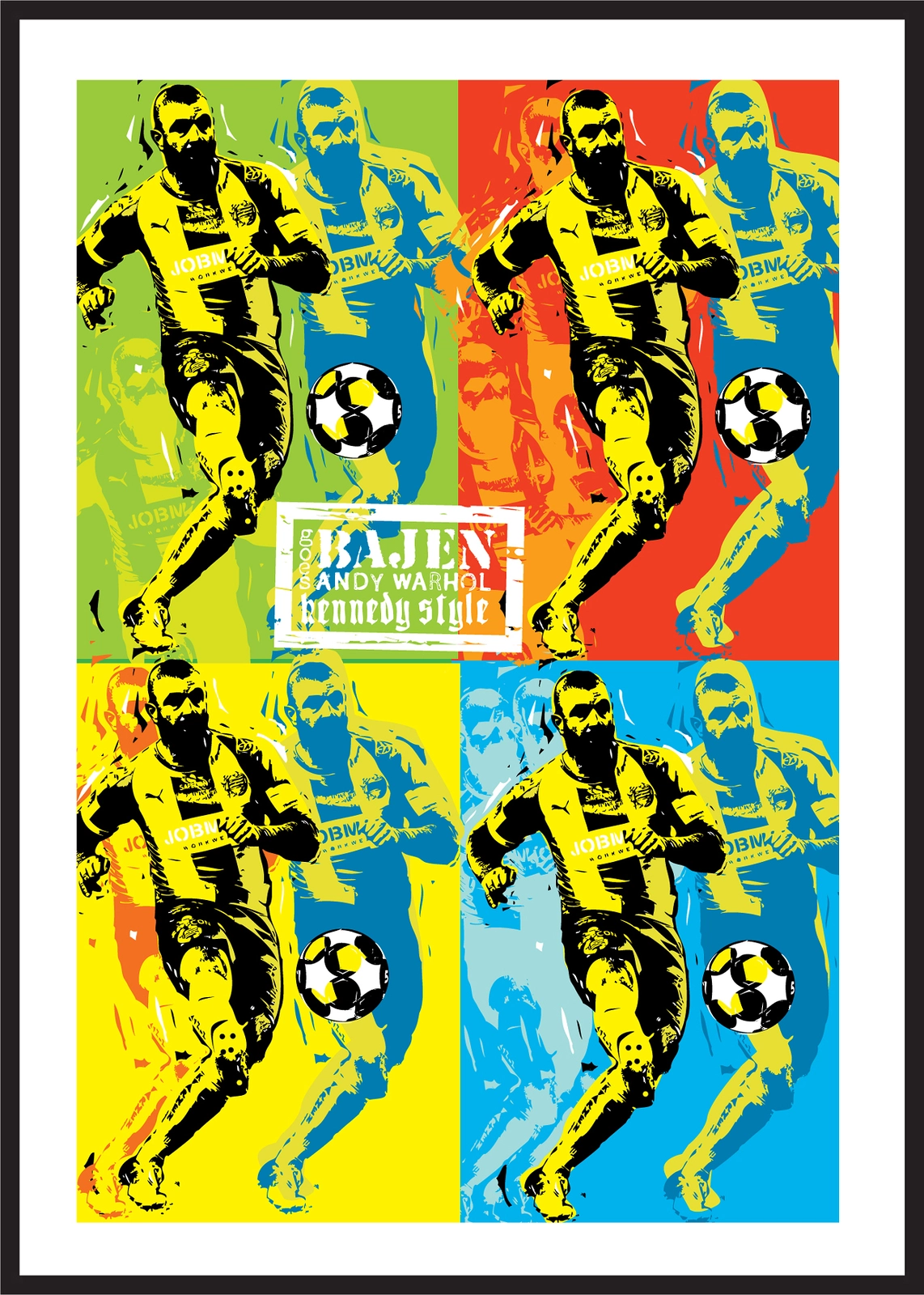 Bajen goes Warhol / Kennedy av Ola Carlberg