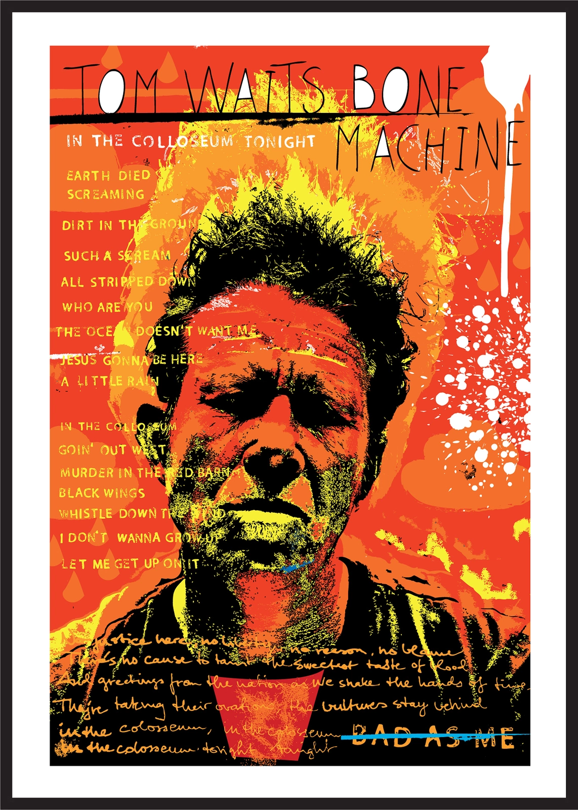 Tom Waits av Ola Carlberg
