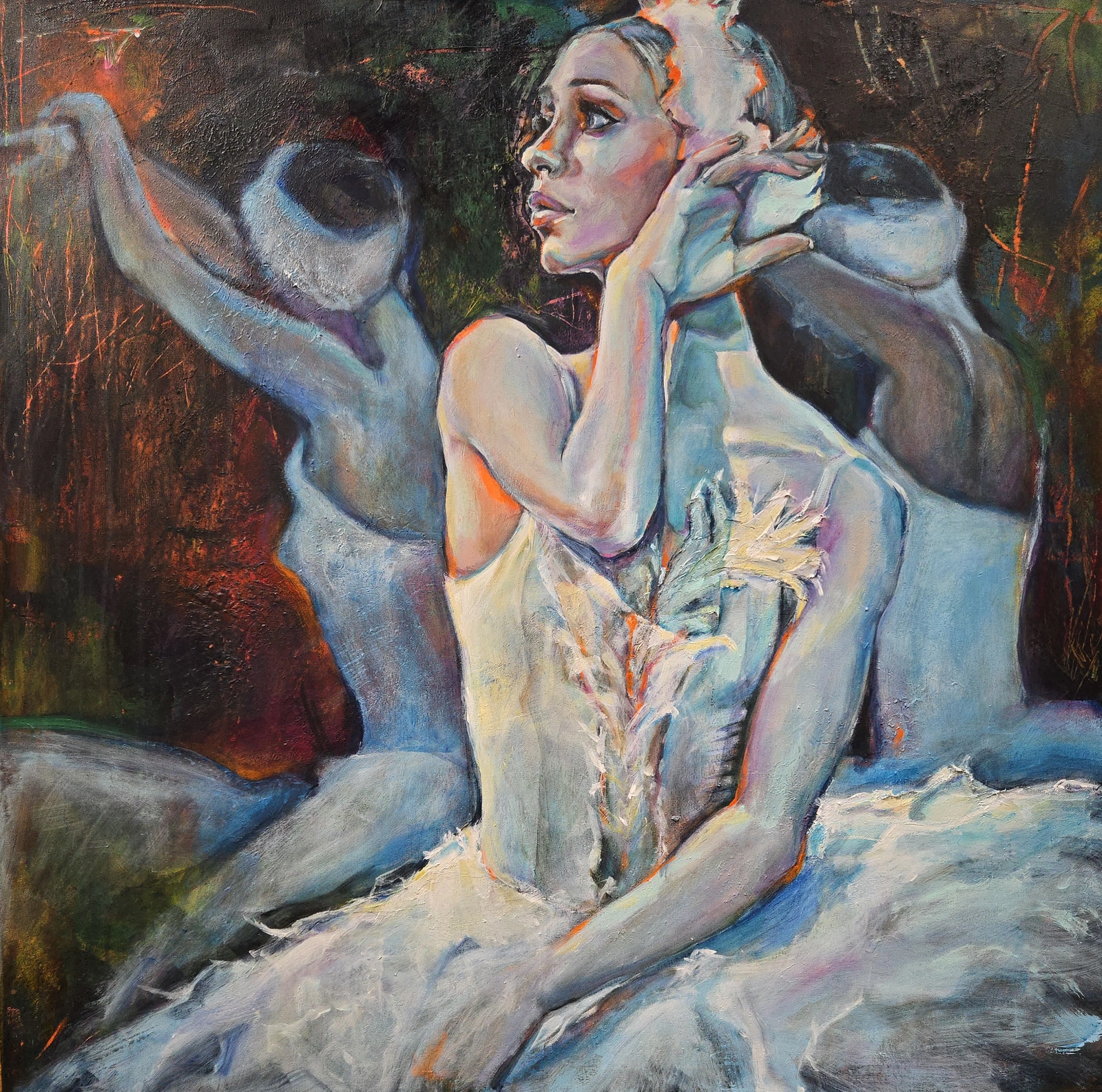 Akrylmålning Ballerina av Lana BLINK