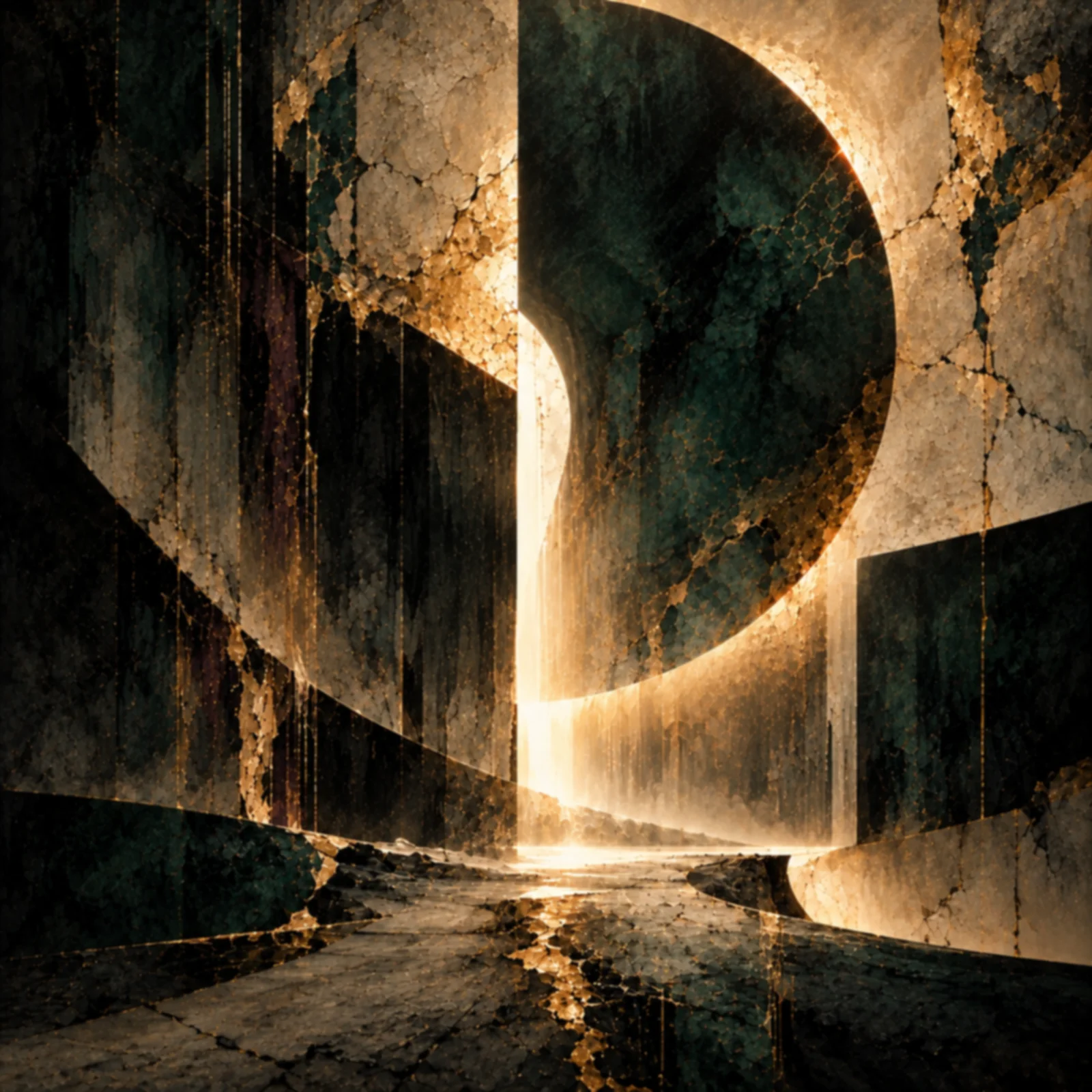 Akrylmålning The Shape of What Remains av Jimmy Persson