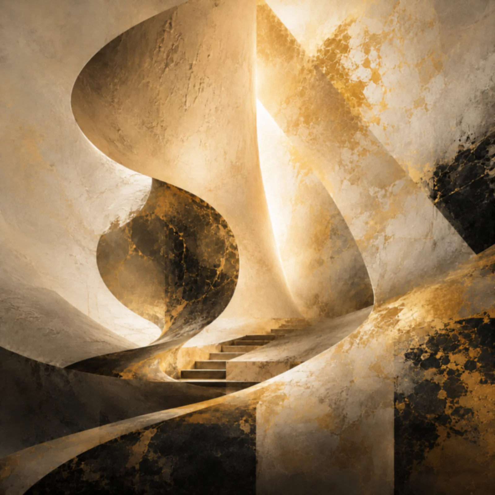 Akrylmålning The Stairway Within the Infinite av Jimmy Persson