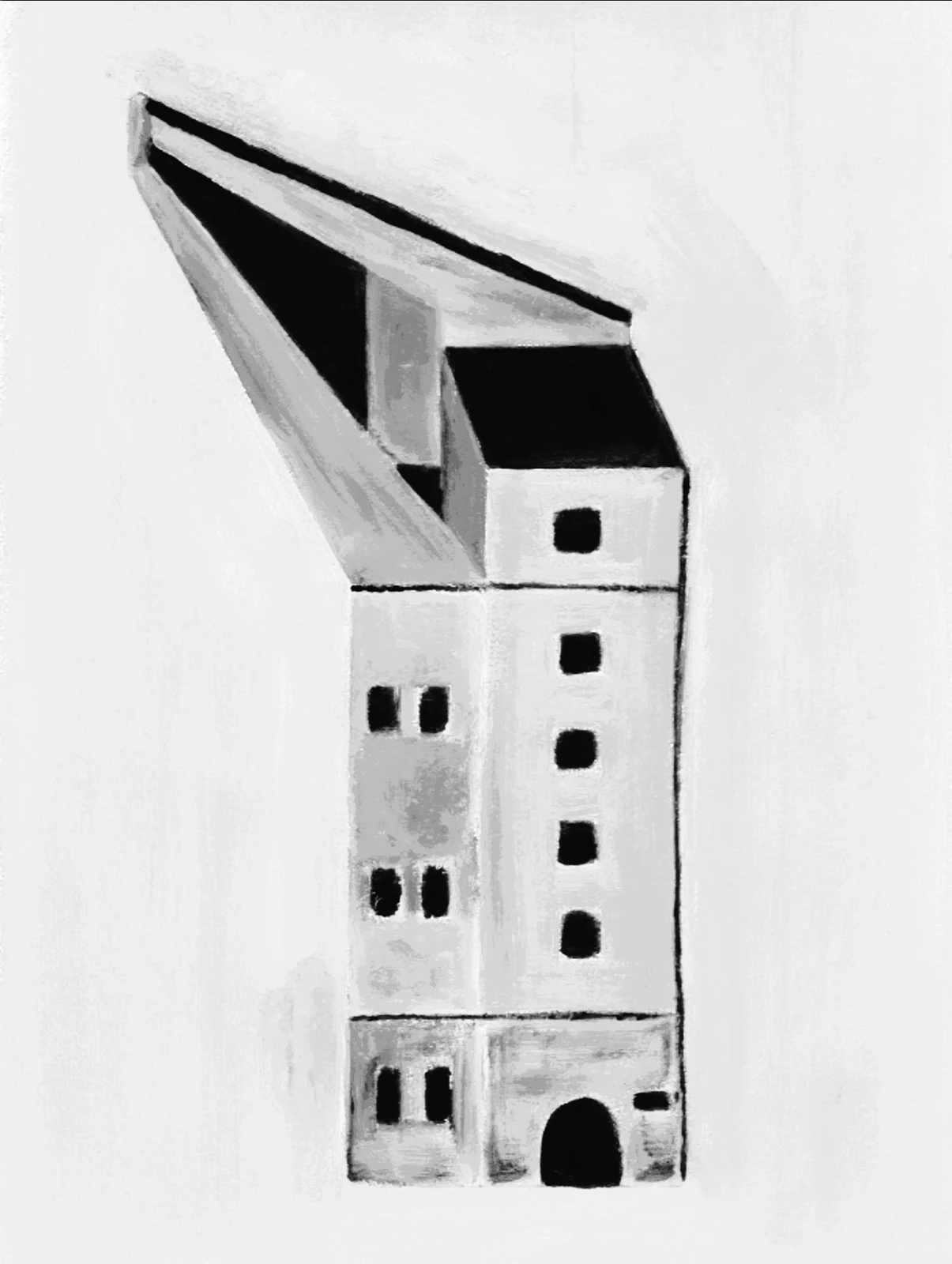 MASTKRANEN B/W av SPRINGNOTA Alexandra Lennerhov