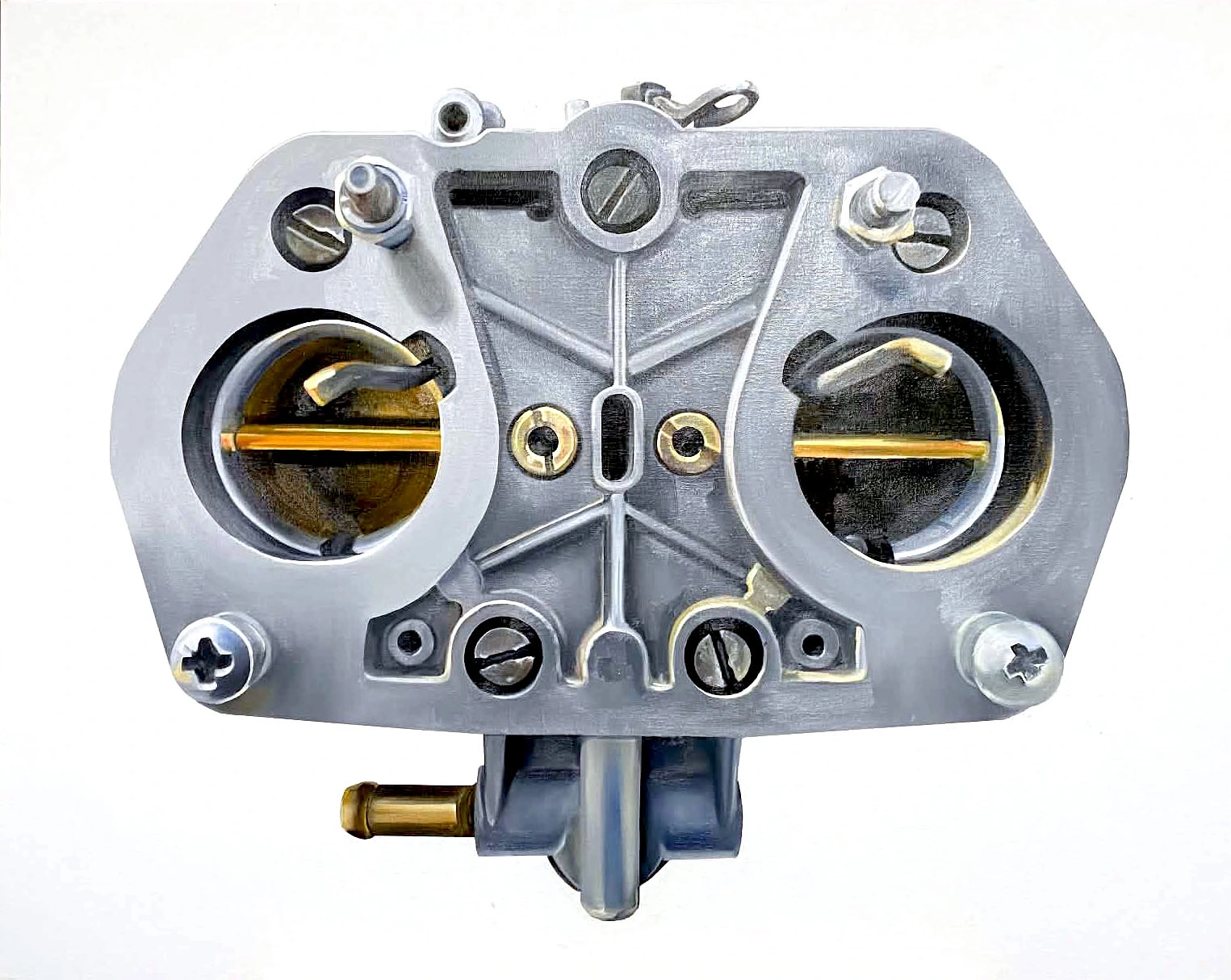 Oljemålning Carburetor Core  II av Åza Mårtensson