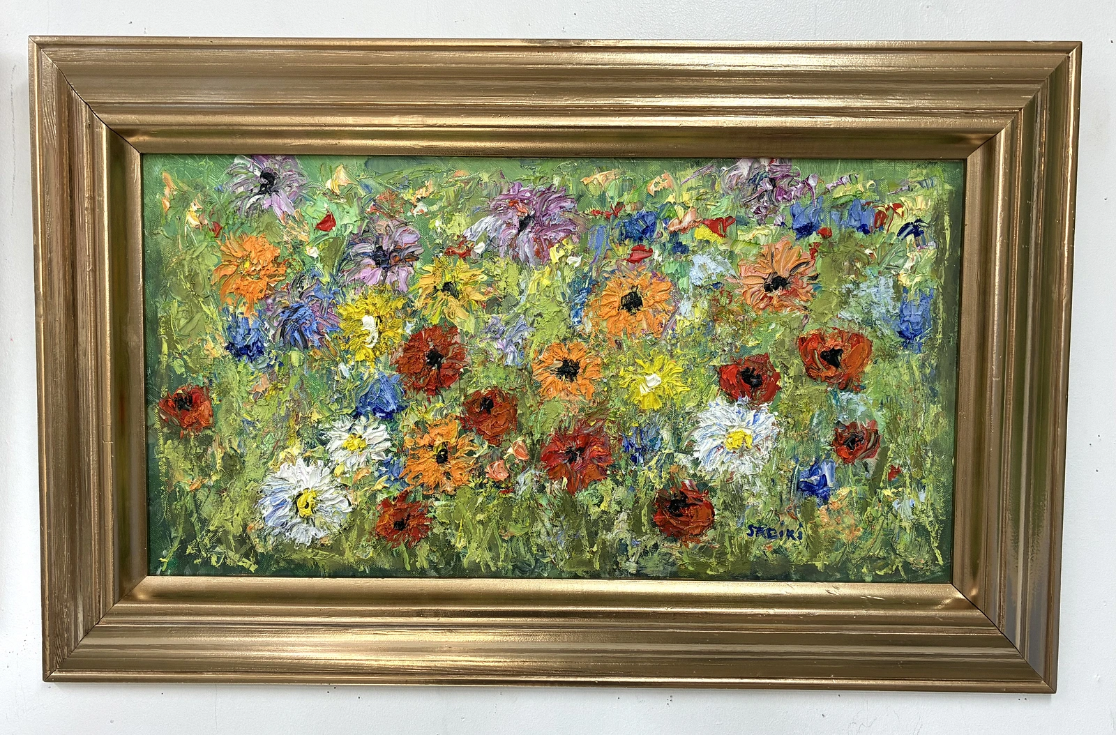 Oljemålning Impressionistens sommaräng av Notte Hedberg