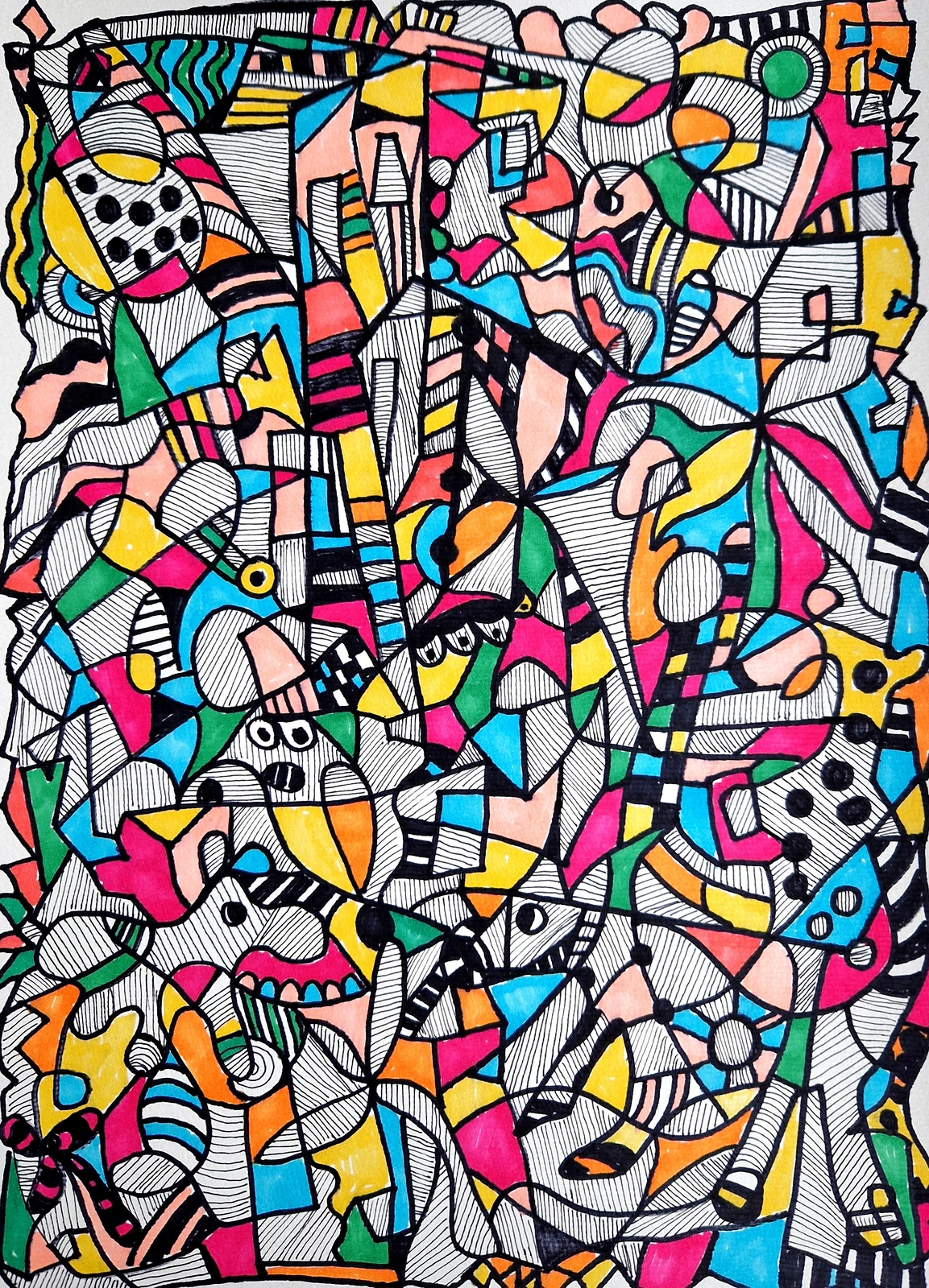 Doodle-of-the-day-1 av Birgitta Jonsson Bijon Art