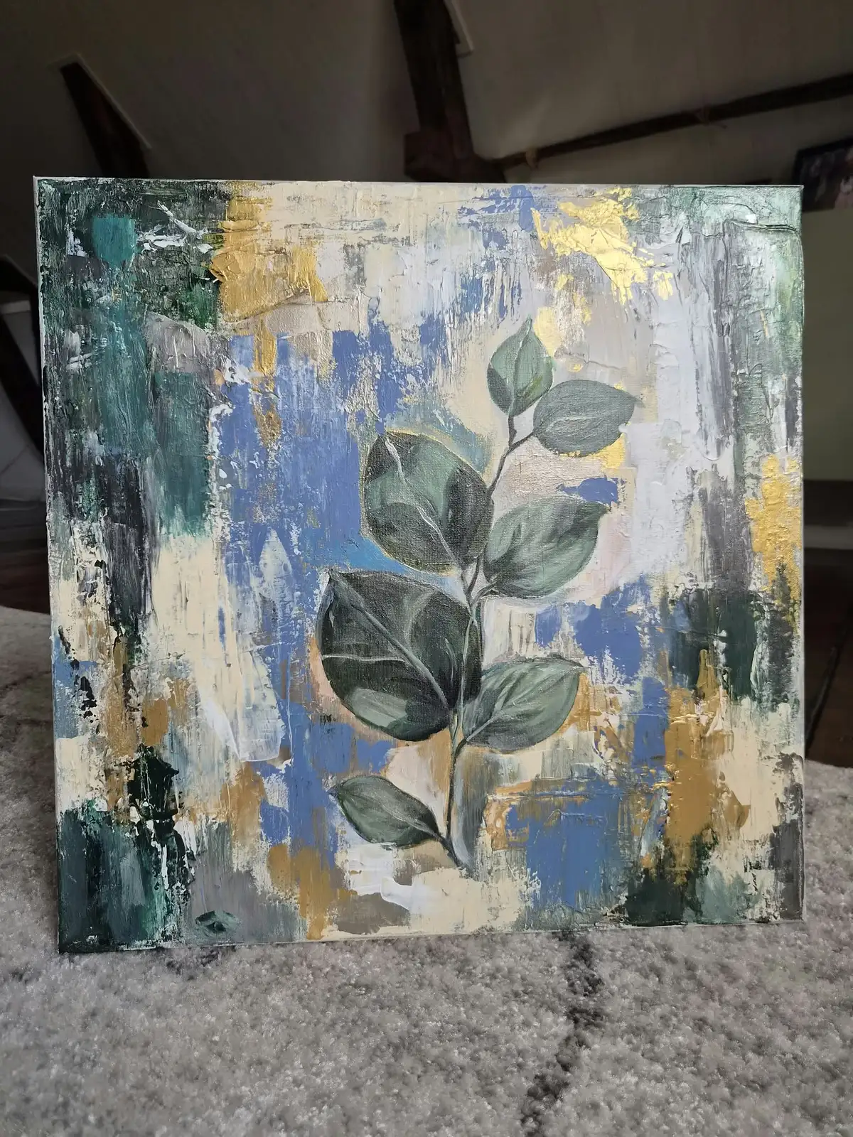 Akrylmålning Eucalyptus av Lisa Lithman