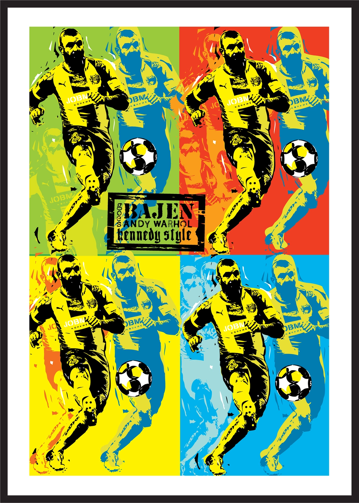 Bajen goes Warhol / Kennedy av Ola Carlberg