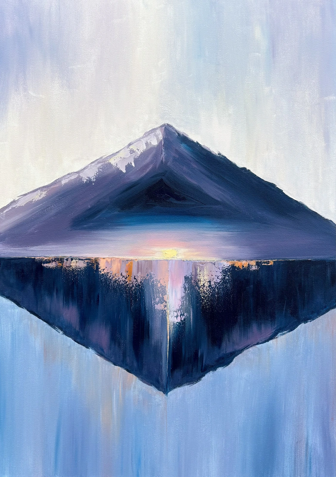 Akrylmålning The Mirror av Alyona Siergieieva - Designfull Art
