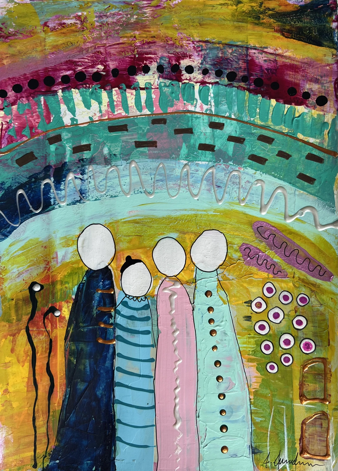 My little family av Anne-lee Andersson