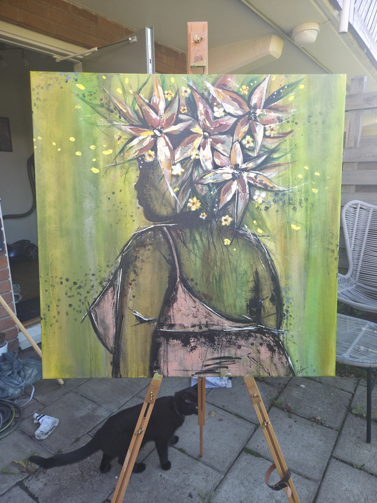 Akrylmålning Botanisk dröm av Sundacrylic