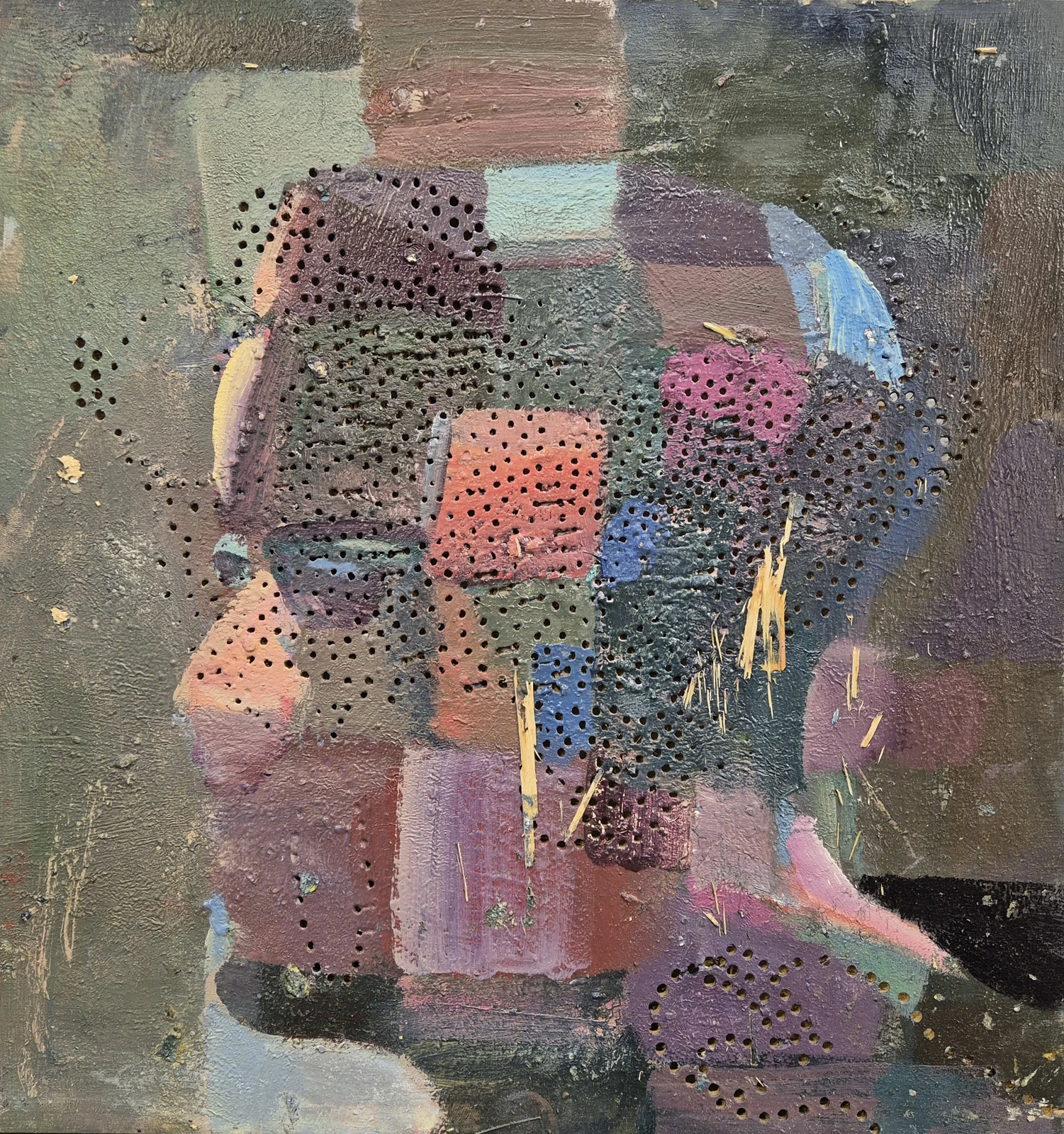 Oljemålning Porträtt av John Shelton