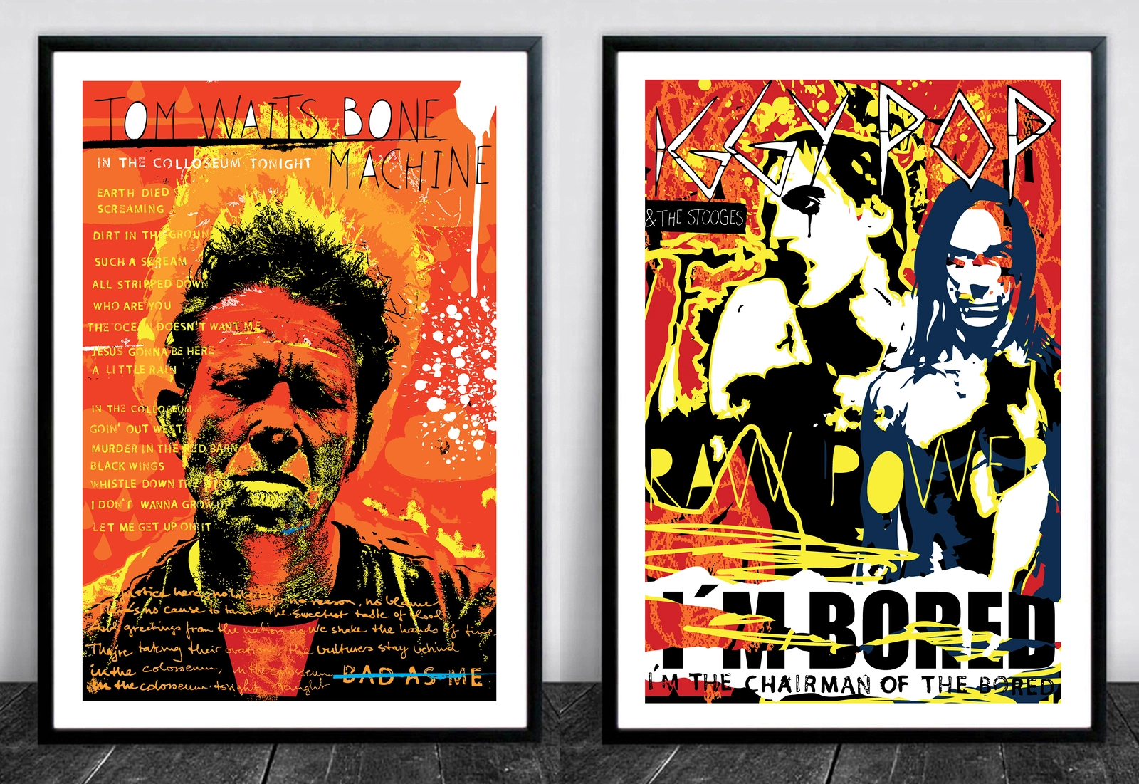 Tom Waits / Iggy Pop av Ola Carlberg