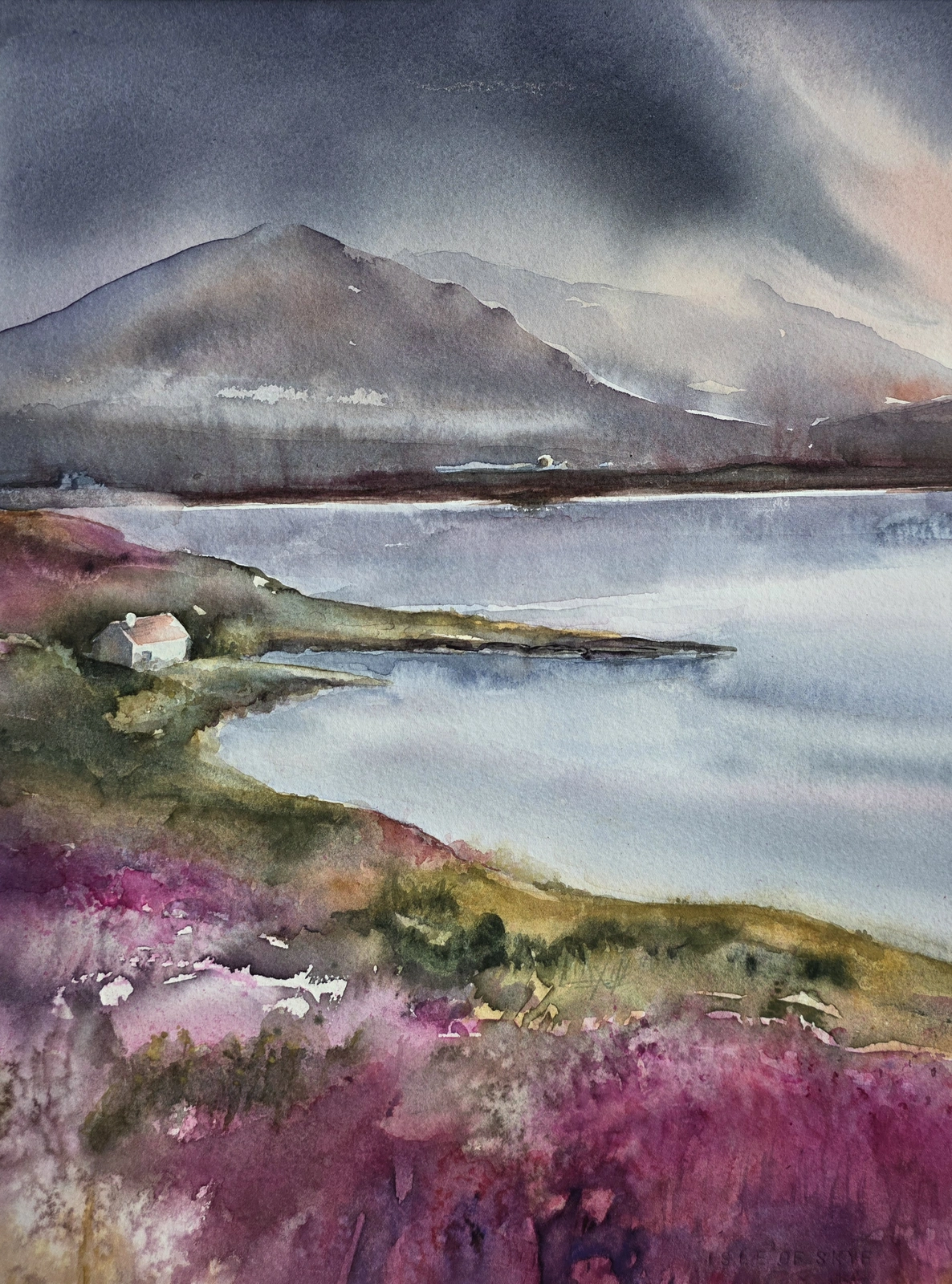 Akvarell Isle of Skye av Molly, Monika Hellgren