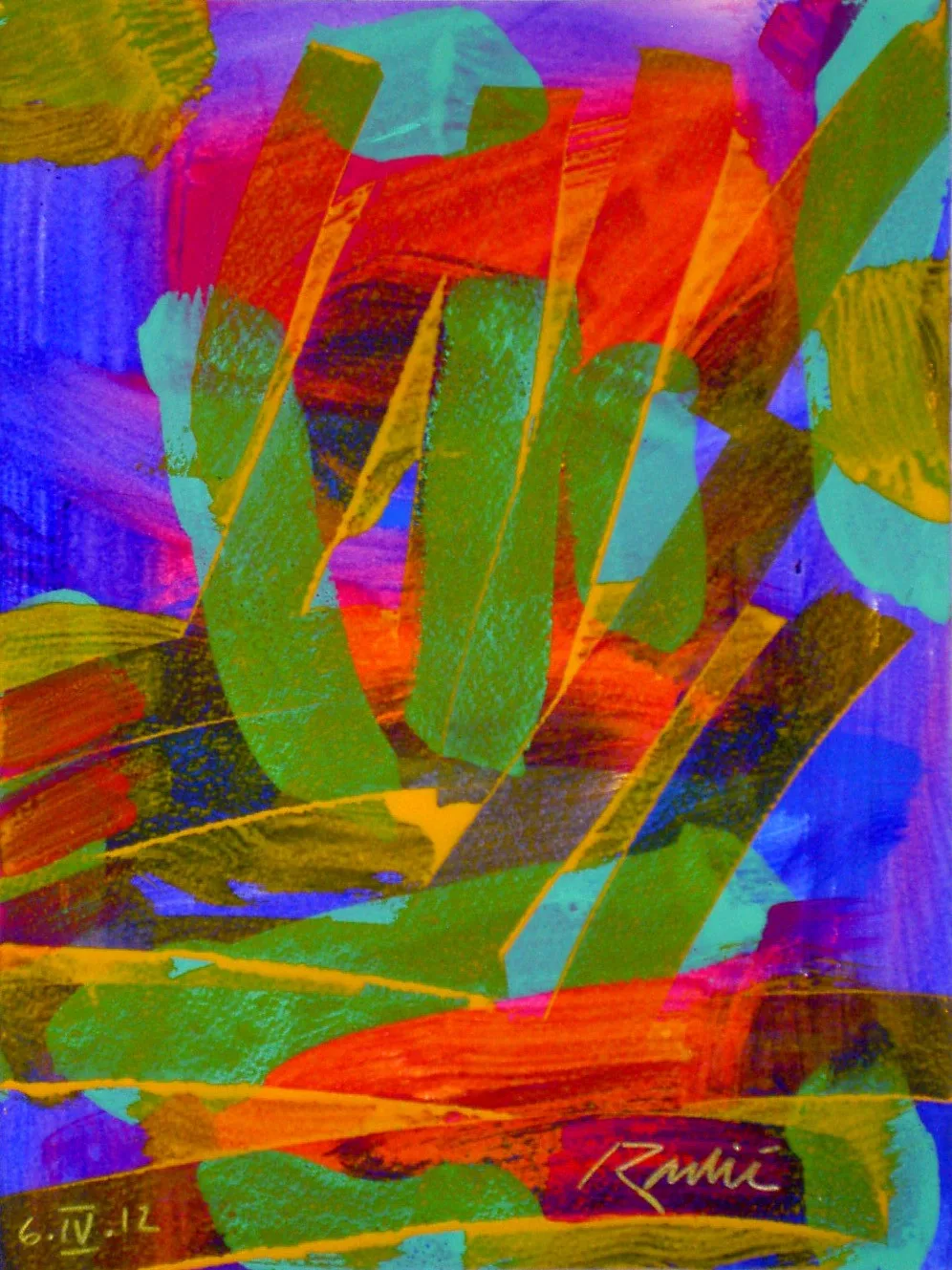 Cubist still-life av Theo Radic