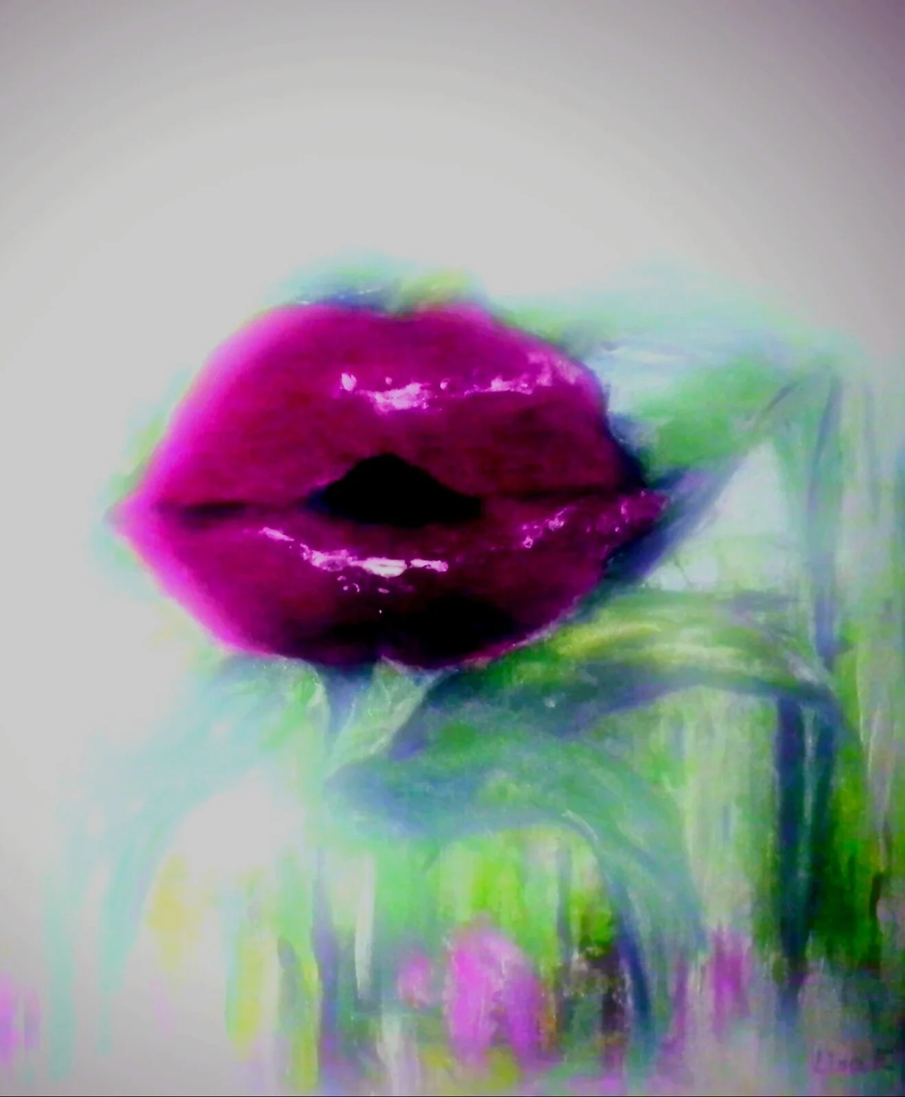 "The unforgettable kiss" Original visades I Carrousel du Louvre/PARIS av Lina Forsdahl