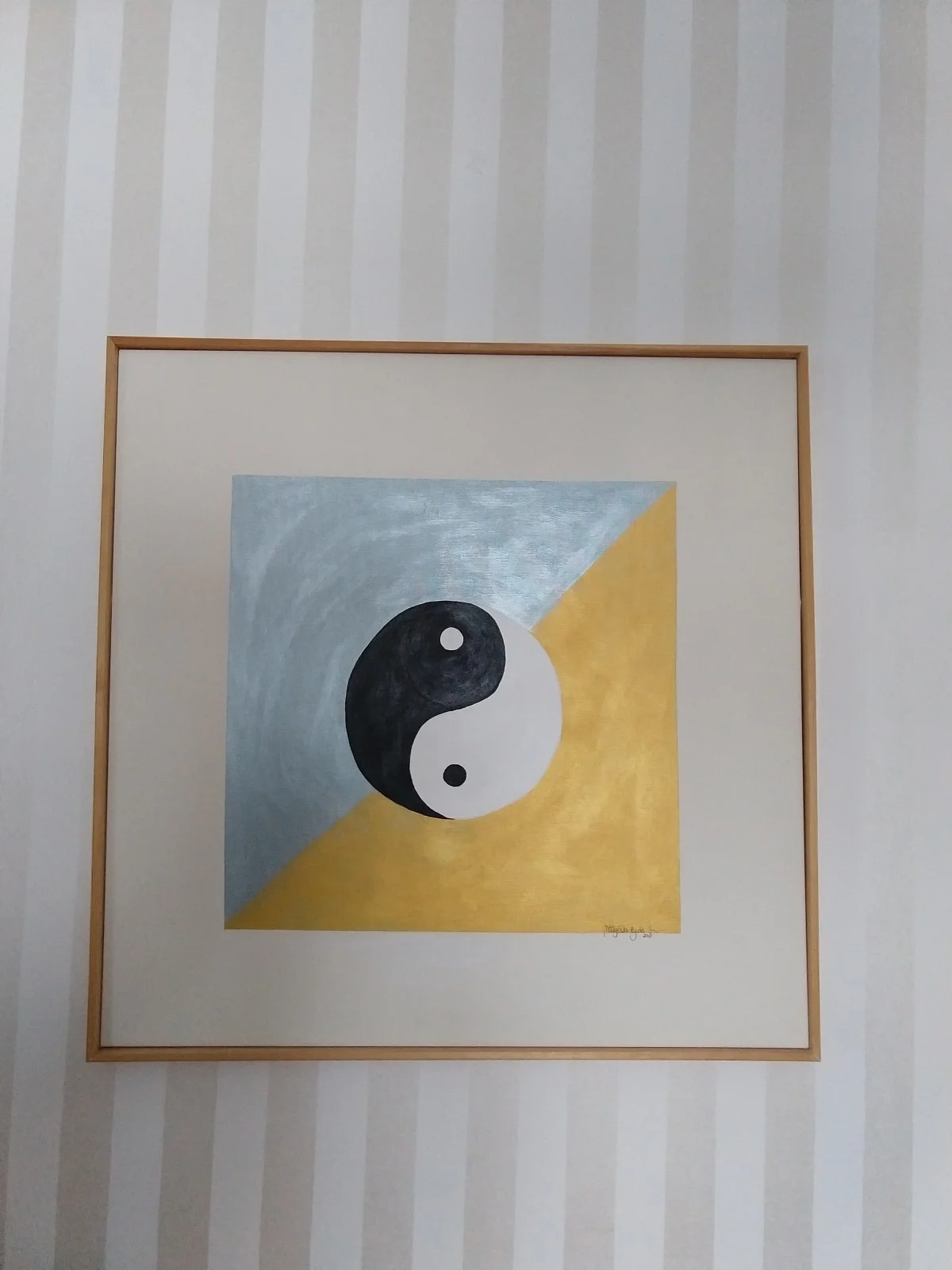 Akrylmålning Yin yang av Malgorzata Rydz Svemark