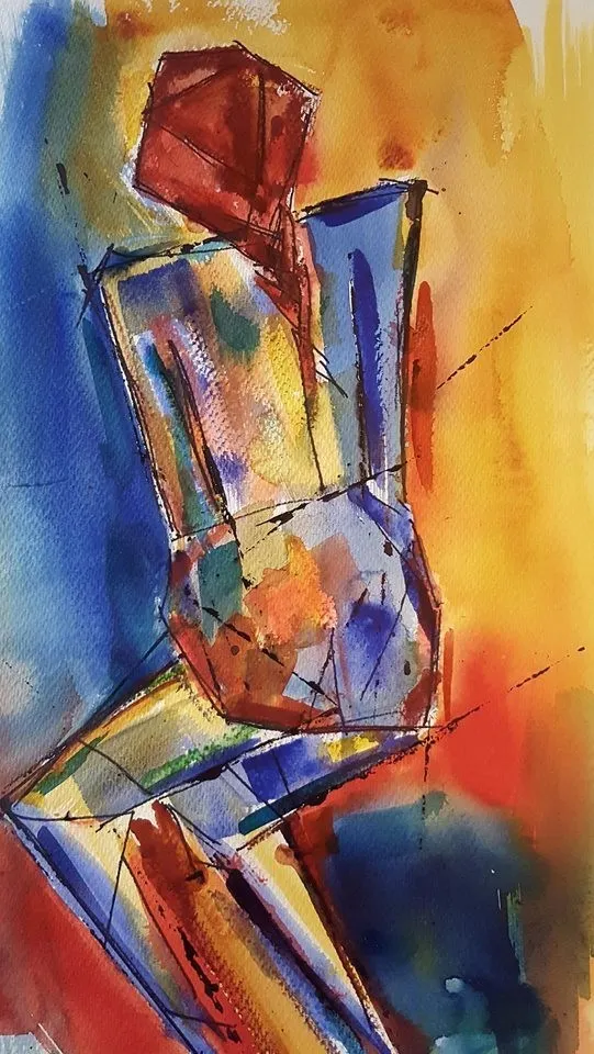 Akvarell av Åsa Edlund