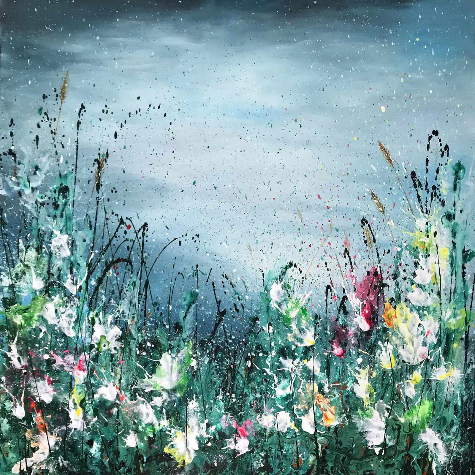 Akrylmålning Standing a storm av Joacim Broström • JoacimArt