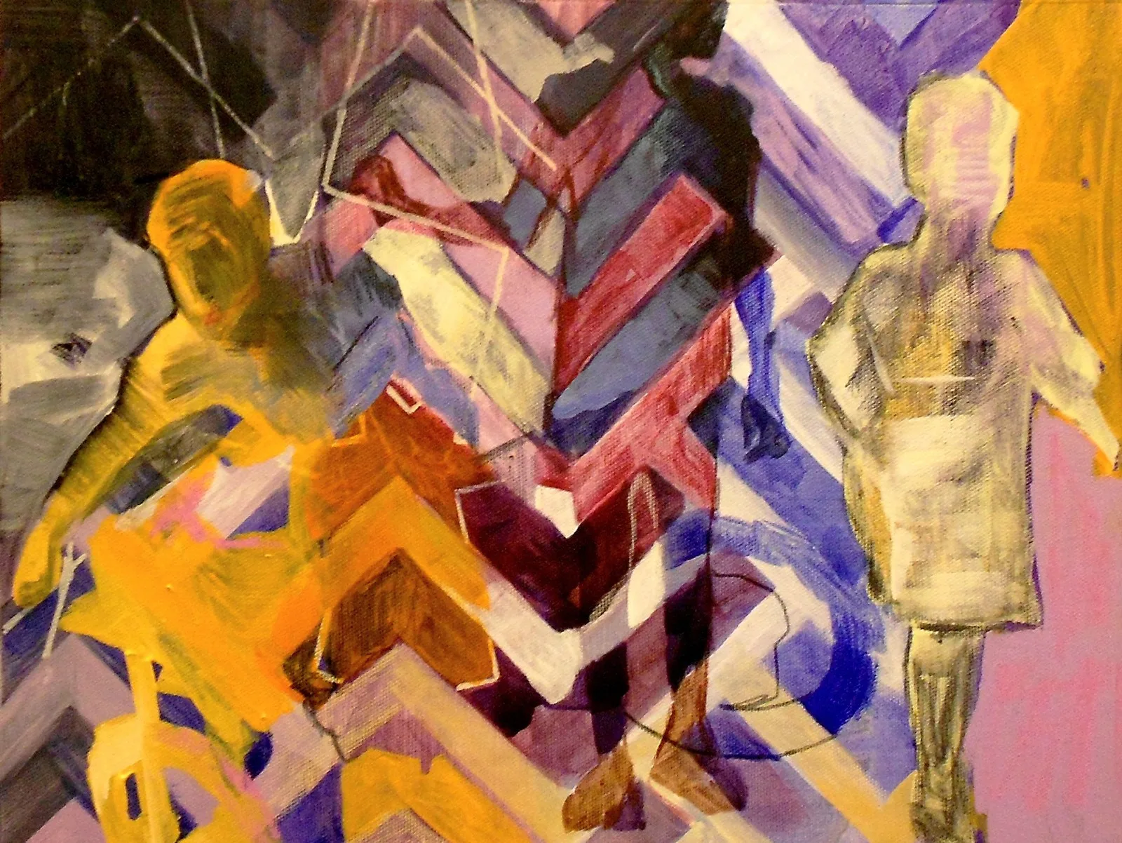 Akrylmålning A generation up av Daniel Vandinja