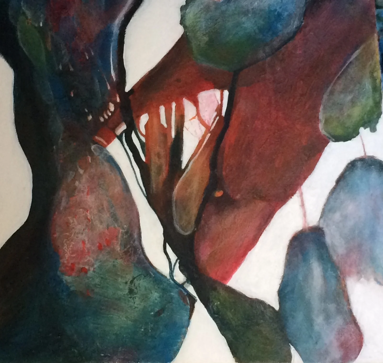 Akrylmålning Glädjen av Eva Wirén