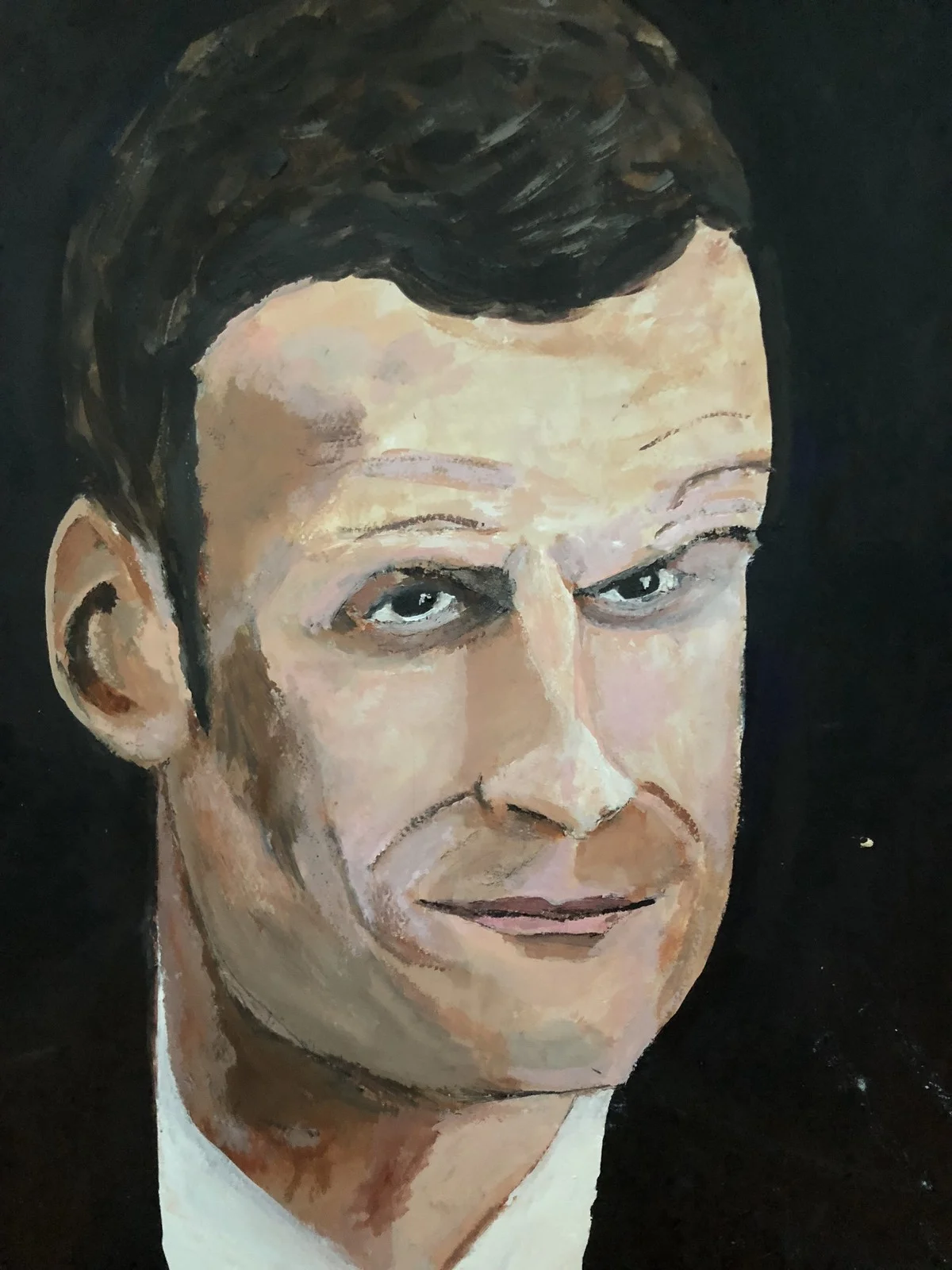 Akrylmålning Emmanuel av Anders Gabrielsson