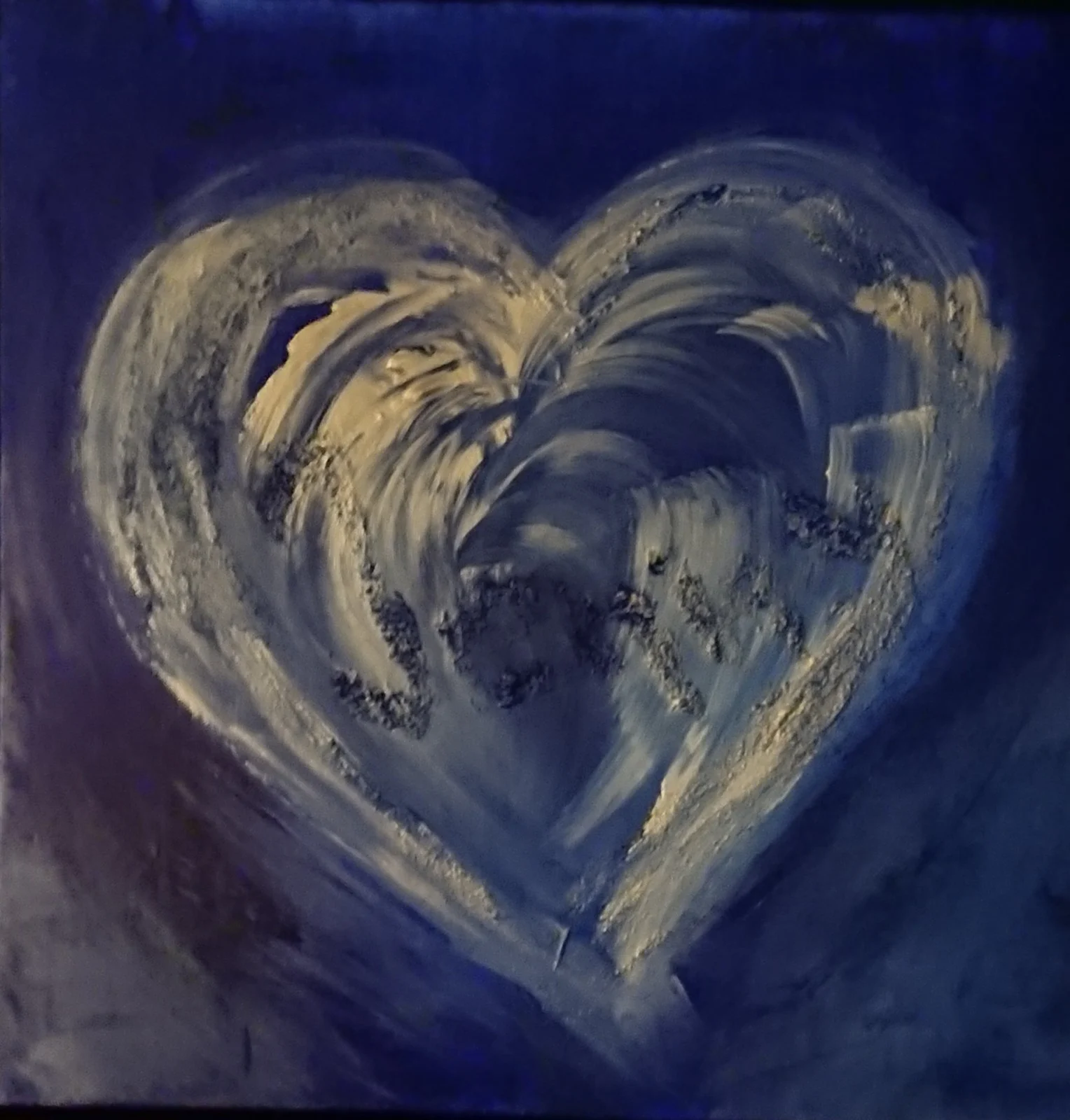 Heart of Blue and silver av Amie Norrman Söderman