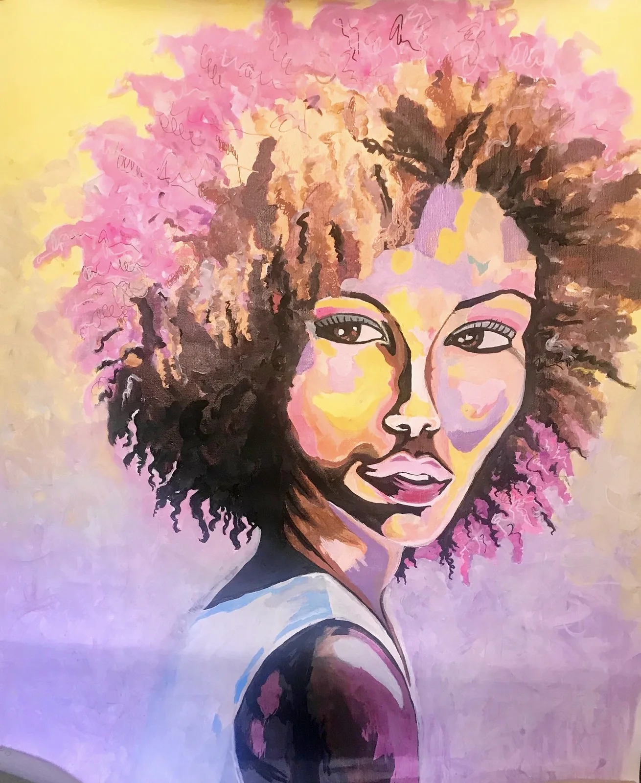 Akrylmålning I had a dream av Anna Larsson AL’s Art