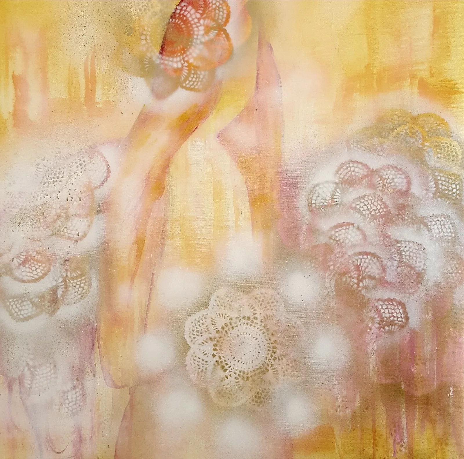 Akrylmålning Dreams of Peace av Ann-Kristin Magnusson