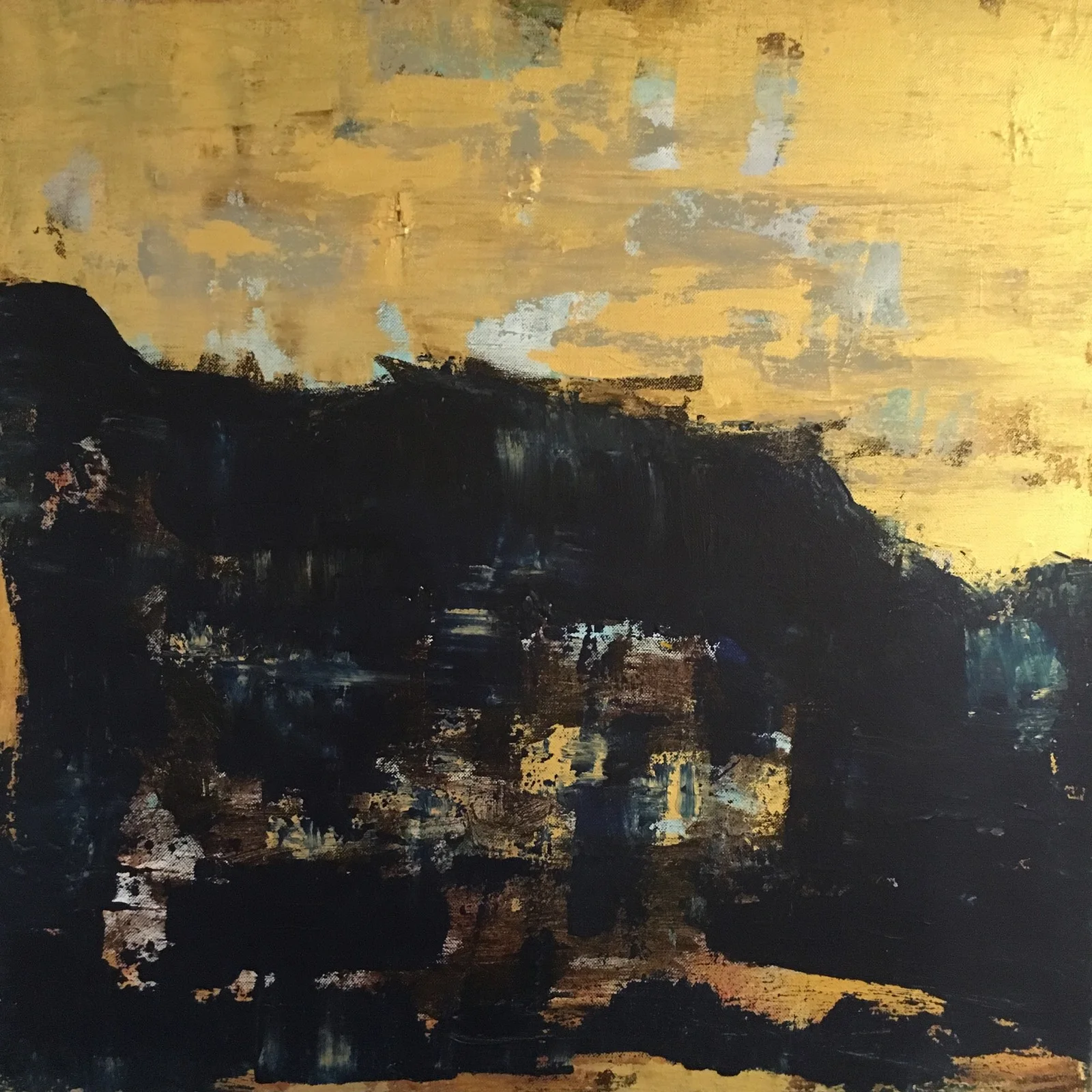 Akrylmålning Abstract landscape av Elisabeth Noren