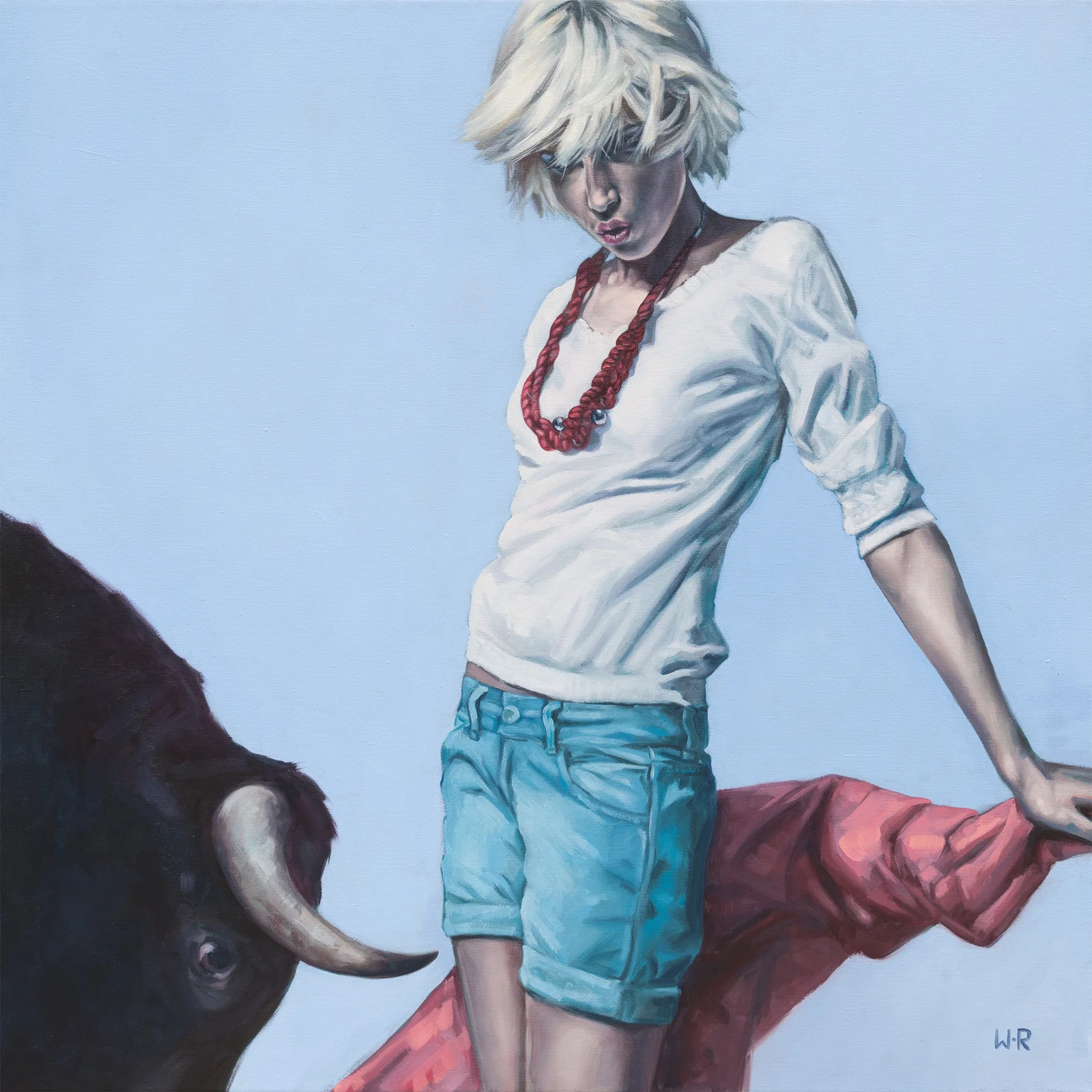 Oljemålning Toro av Wolf- Rook