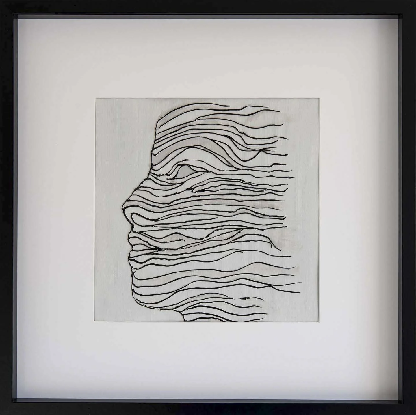 Akrylmålning Just Being av Lena Johnson