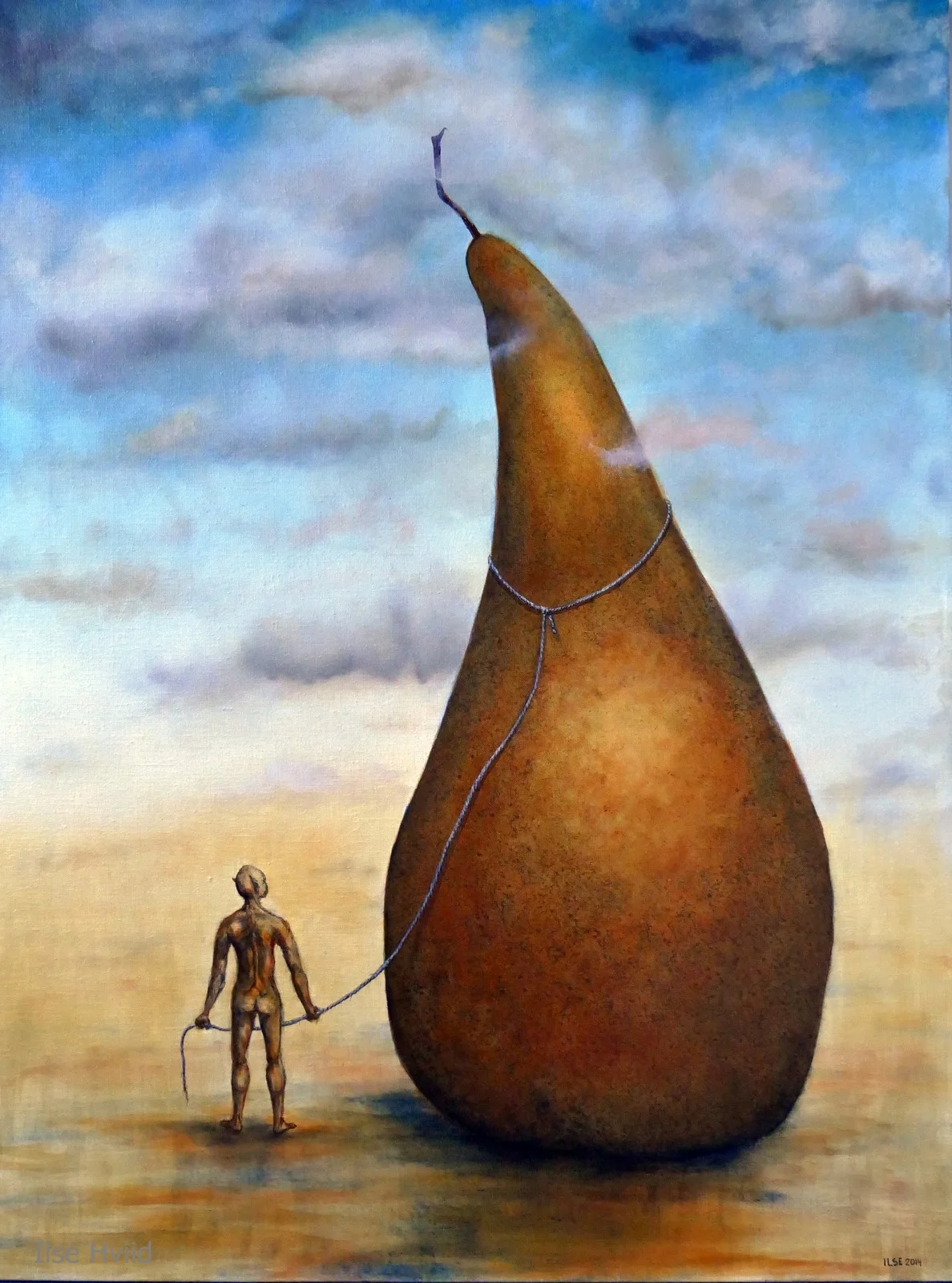 Oljemålning Conference av Ilse Hviid