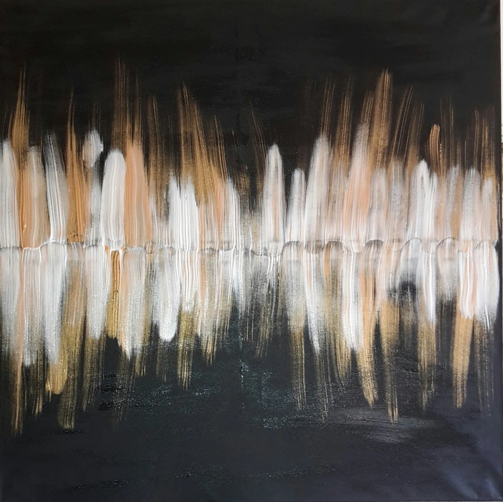 Akrylmålning Abstractum av Ellinor Karlsson