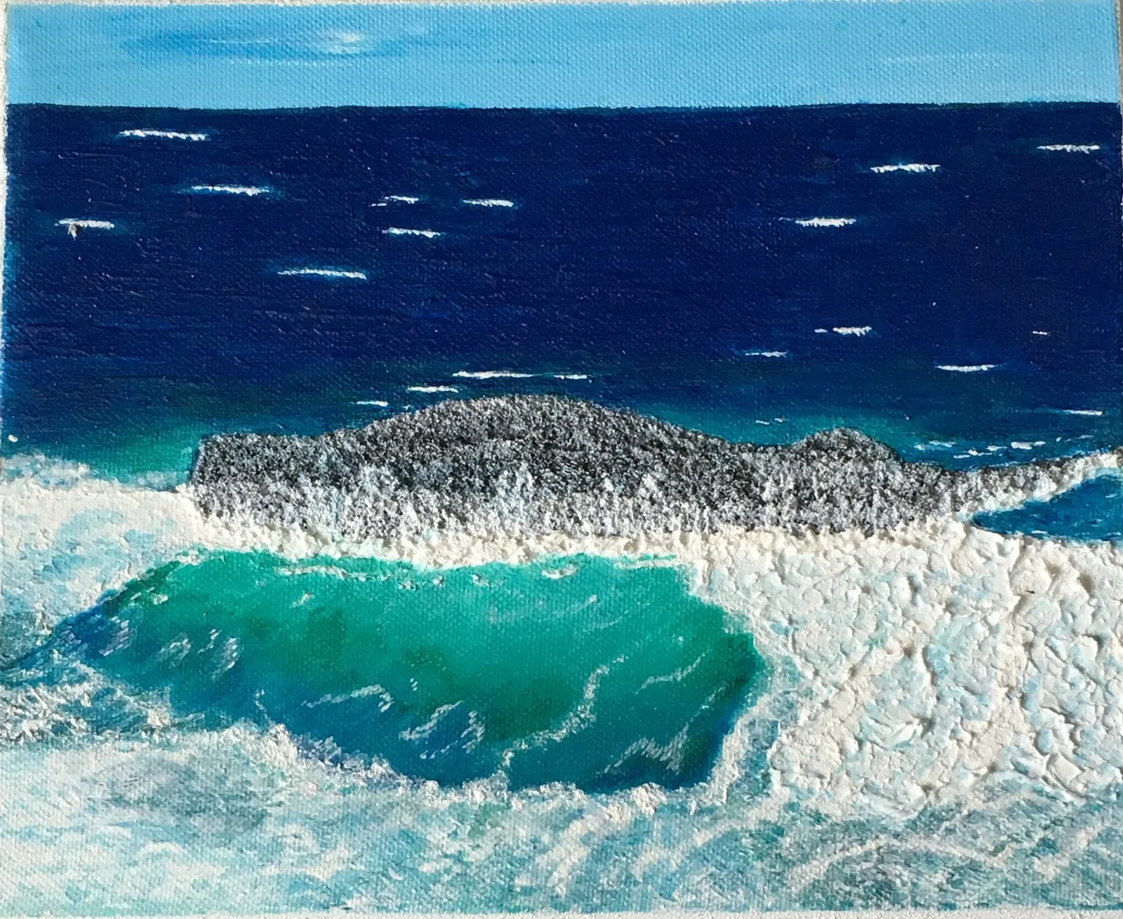 Akrylmålning av Anette Rasmussen