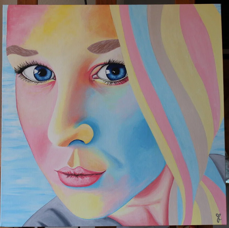 Akrylmålning av Susanne Cederlund