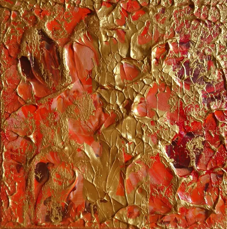 Akrylmålning 163 A av Sandra H