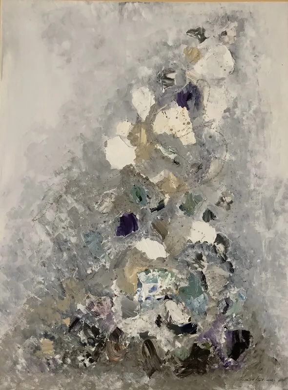 Akrylmålning Hoppet. av Elisabet Mattiasson