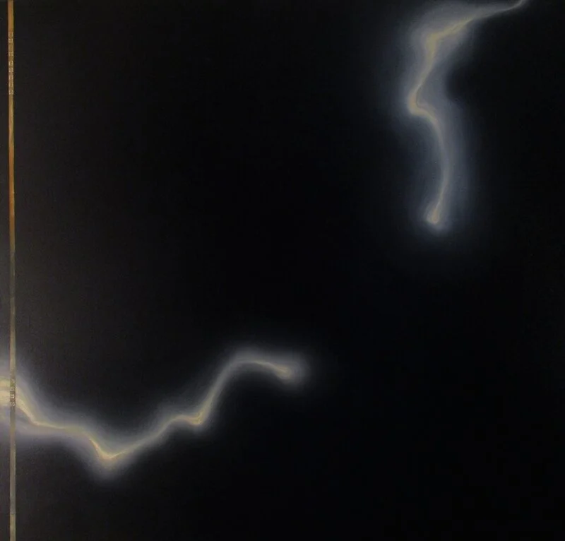 Oljemålning Mindworms/Tankemaskar av Olle Gudbrand