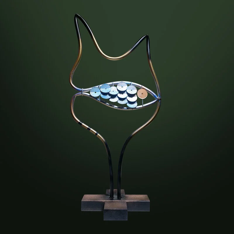 Skulptur Catfish av Magnus Dacke