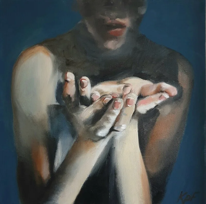 Oljemålning Opportunities av Kristina Phillips Foglin