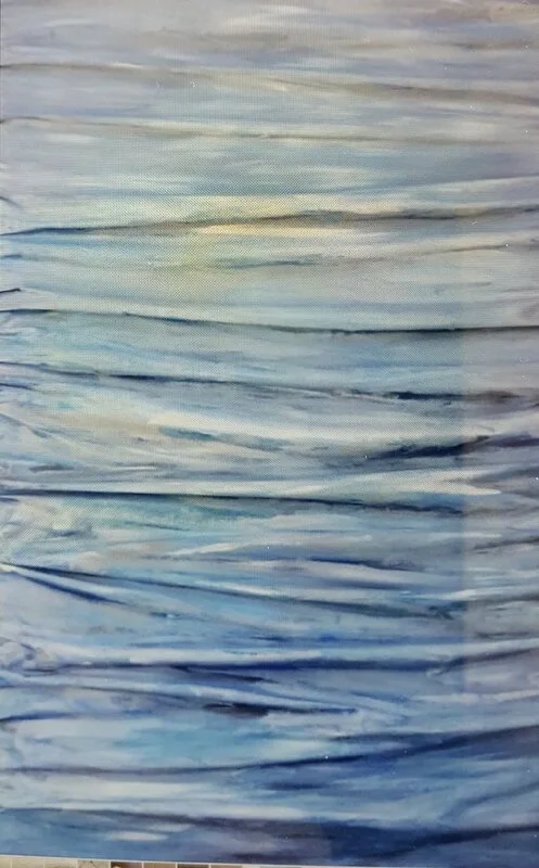Akrylmålning Vatten av Elisabet Mattiasson