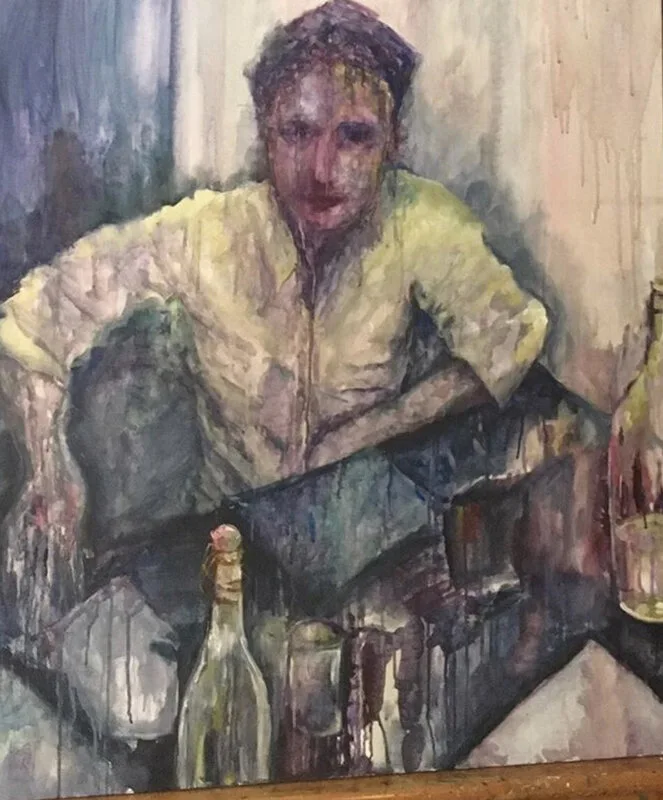 Oljemålning After work av Wha Shin Kang