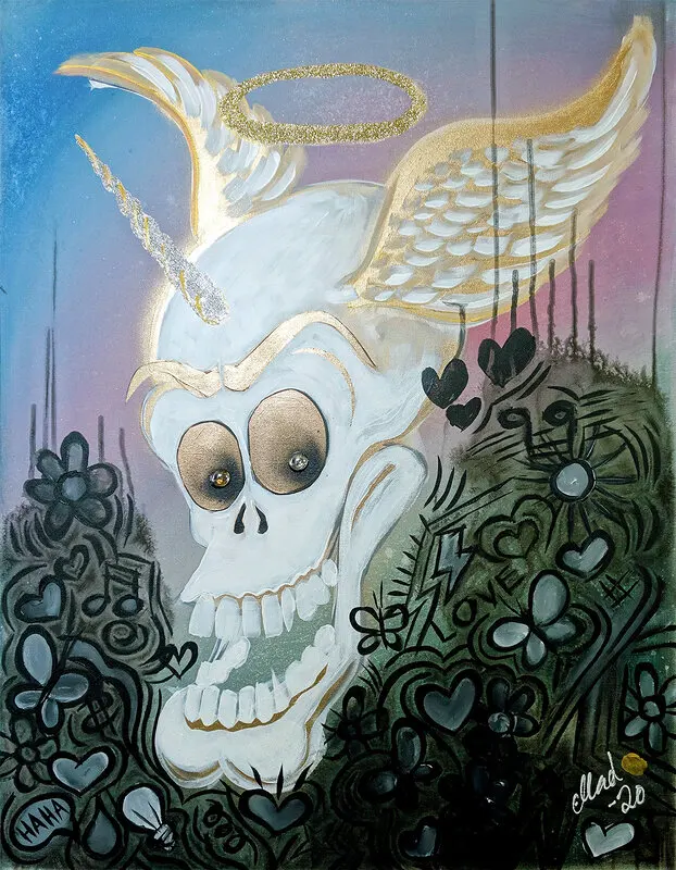 Akrylmålning Extra allt av Magnus Dacke