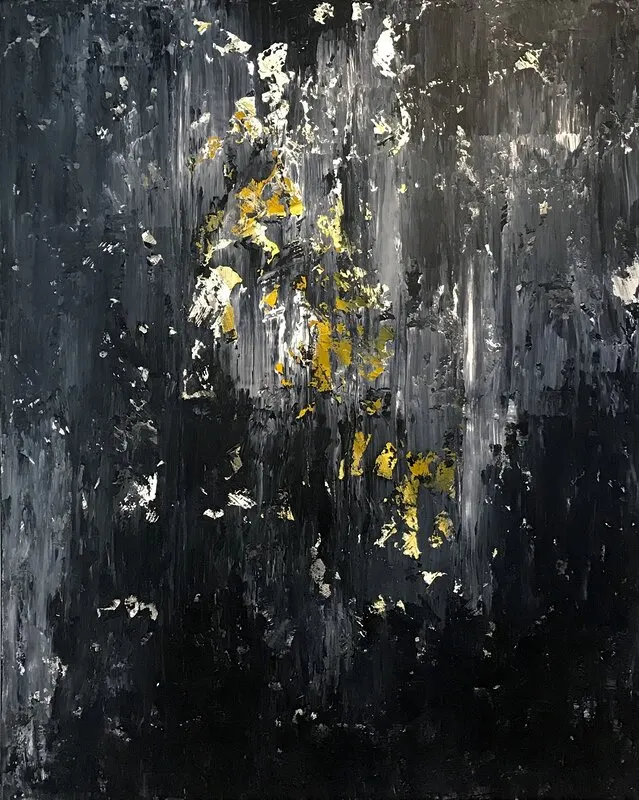 Akrylmålning No.17 av Pontuz Zachlund