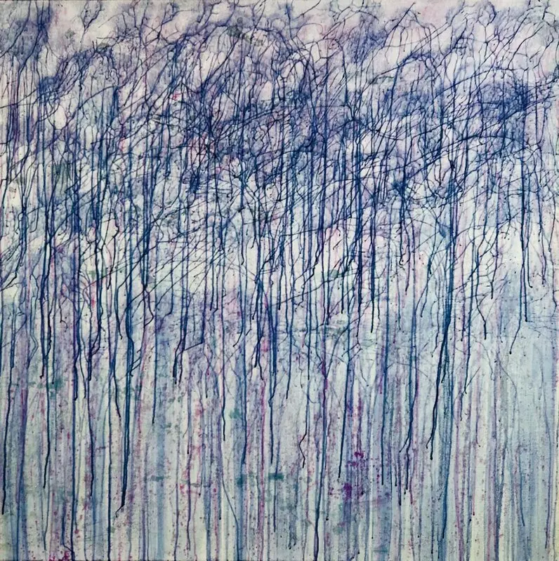 Akrylmålning Vaccin av Annette Landin